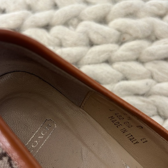 Coach Logo Square Toe Pumps - Picture 5 of 12